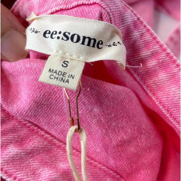 ee:some Pink Mini Flare Mini Dress Women’s Size Small - Picture 8 of 10